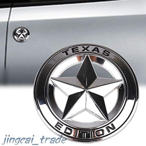 Texas Star Edition logo for jeep in Chrome Colour