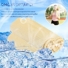 Load image into Gallery viewer, Chamois Towel cooling Instantly