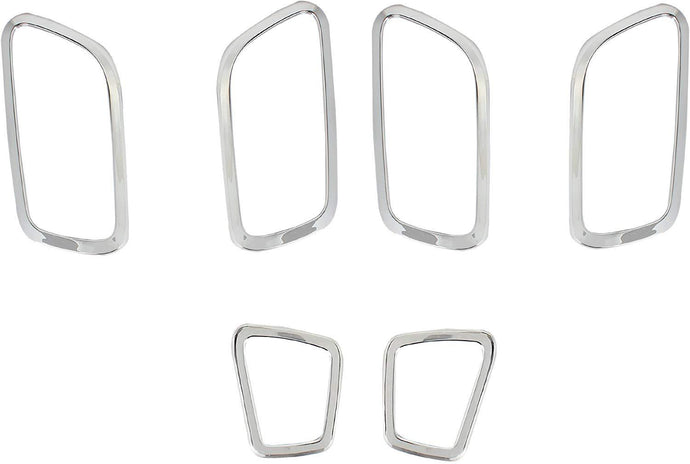 Interior chrome kit set of 6 pcs for Hyundai Xcent