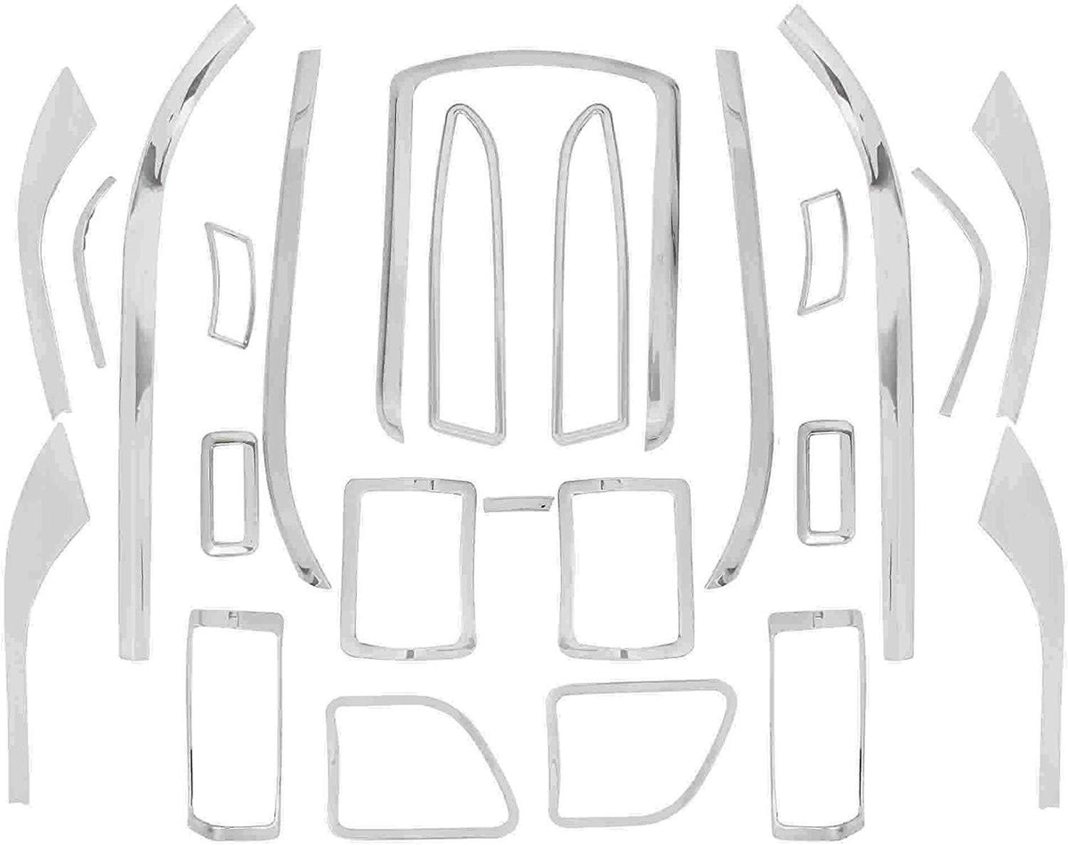 Interior chrome kit set of 24 pcs for Mahindra Xuv500