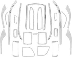 Interior chrome kit set of 24 pcs for Mahindra Xuv500