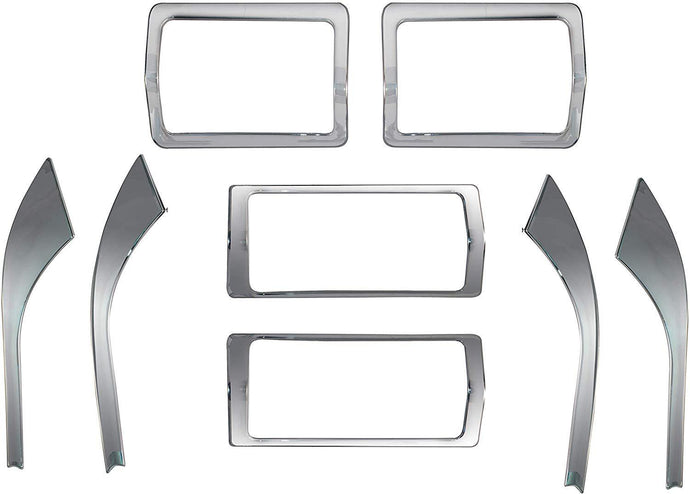 8 Pcs Chrome interior for Mahindra Xuv500