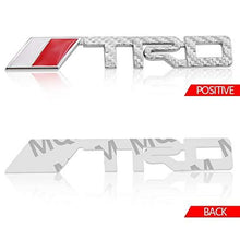 Load image into Gallery viewer, Chrome trd logo for all toyota cars