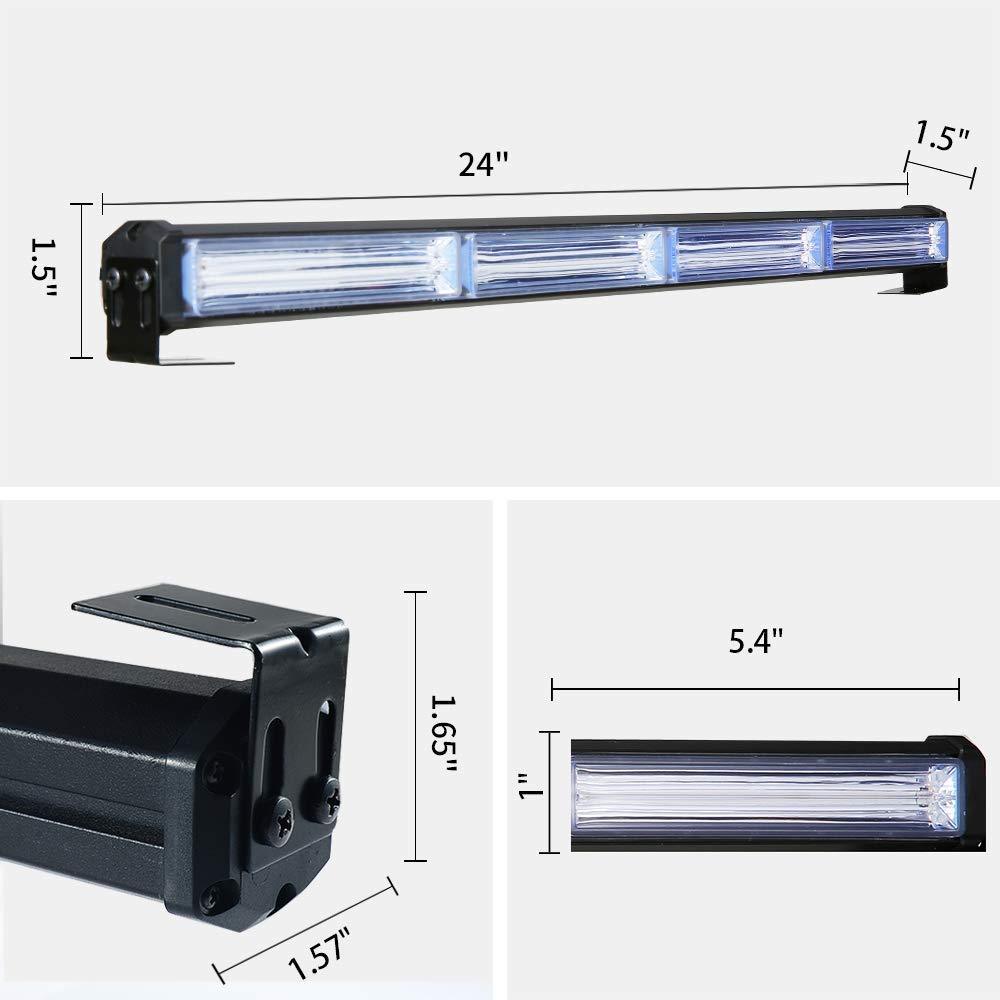 Bluie & Red Led Police For car