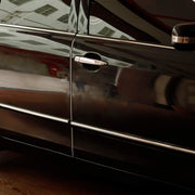 Grey beading install on car