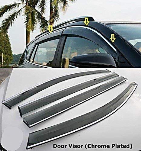 Car Door visor in chrome plated for baleno
