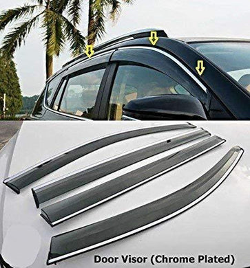 Car Door visor in chrome plated for bolero
