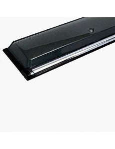 black door visor for car