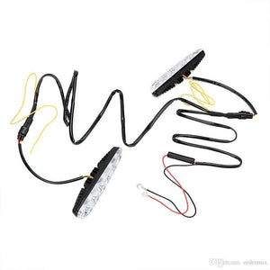 DRL 6 Led Light with wire for all cars