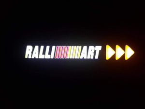 Ralliart drl logo with turn indicator for all cars