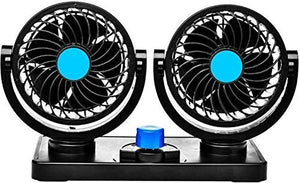 Double fan for car