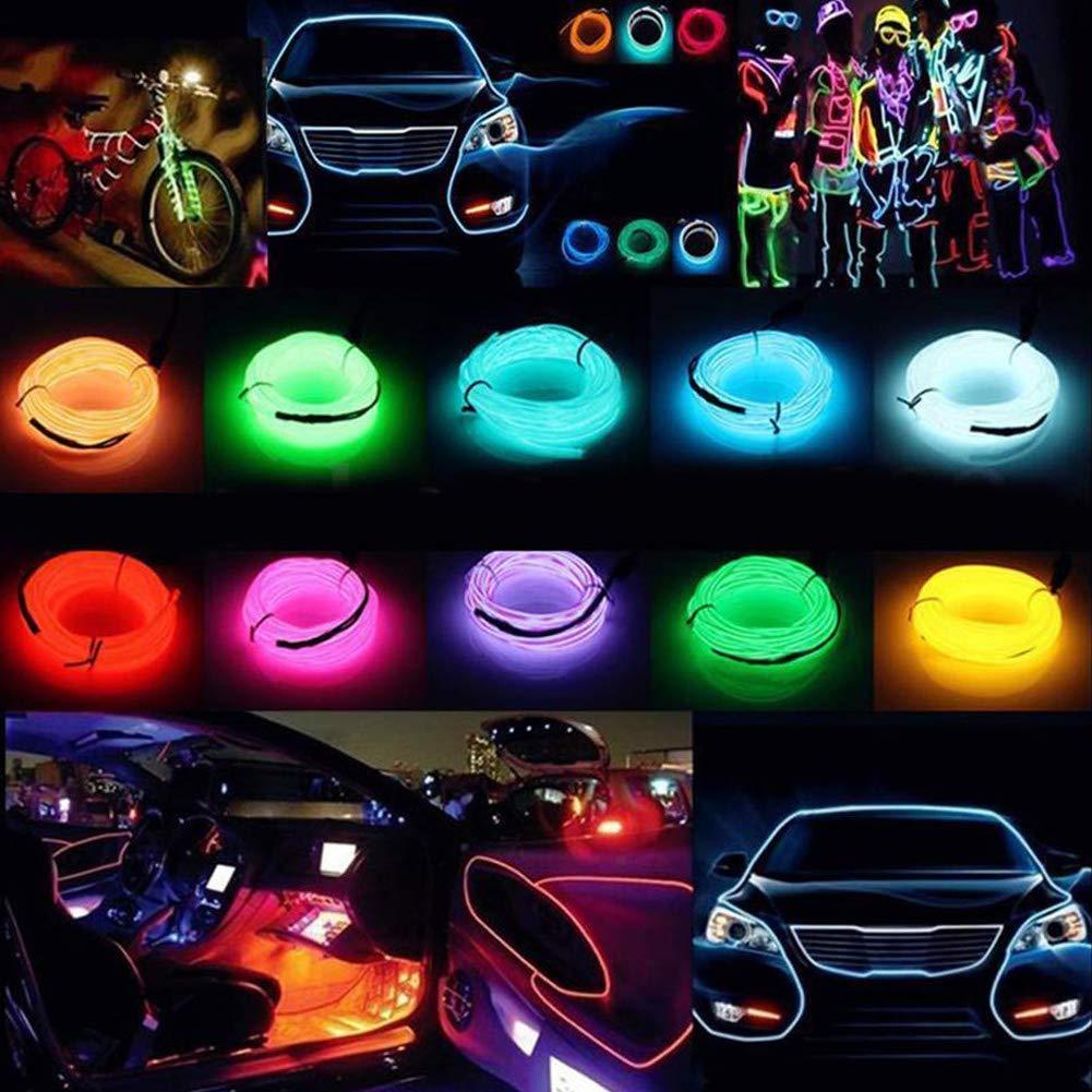 El Light for Car in ice blue Colour with installation