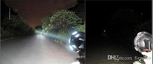 Car fog light installed & On