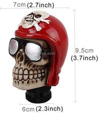 Load image into Gallery viewer, Glasses Skull gear knob size for all car