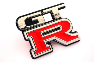 GTR Grill Logo GT In Golden Colour & R In Red Colour