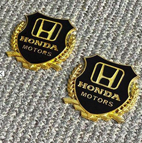 Honda Motor logo pair in golden colour