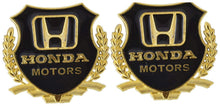 Load image into Gallery viewer, Honda Motor logo pair in golden colour