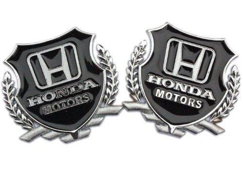 Honda Motor logo pair in silver colour