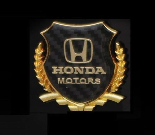 Honda Motor logo in golden colour