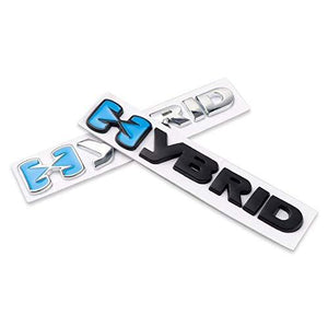 Black hybrid logo for all cars