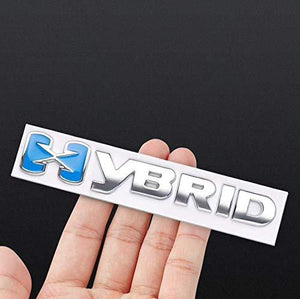Chrome hybrid logo for all cars
