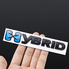 Load image into Gallery viewer, Black hybrid logo for all cars