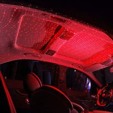 Load image into Gallery viewer, Car roof interior light in red color
