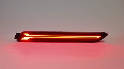 Red colour led reflector for toyota fortuner 2012 to 2015 model