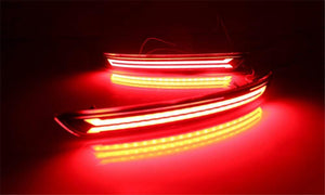 Red & Yellow light in Led reflector for toyota innova crysta