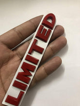 Load image into Gallery viewer, Red Limited letter logo for all cars
