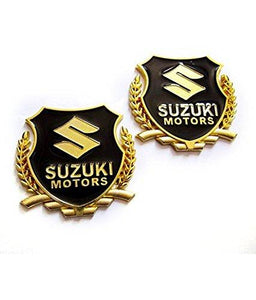 Maruti Suzuki Motor logo pair in golden colour