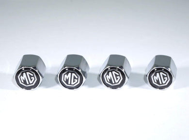 Chrome tyre valve cap for all mg cars