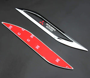 Mitsubishi Knife logo with 3m tape for all cars