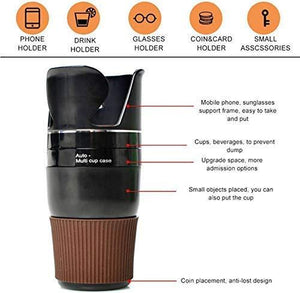 Multi cup holder for car