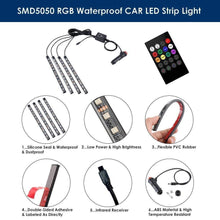 Load image into Gallery viewer, SMD5050 RGB Waterproof Car LED Strip Light details