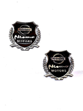 Nissan Motor Logo in silver colour