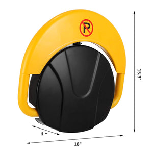 Car Parking lock barrier size