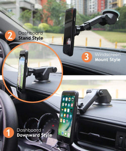 Multiple style uses for phone holder stand with mobile for car