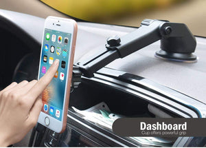 Windshield cup offers powerful grip for mobile