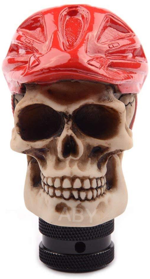 Red Hat Cap Skull Gear Knob For all car