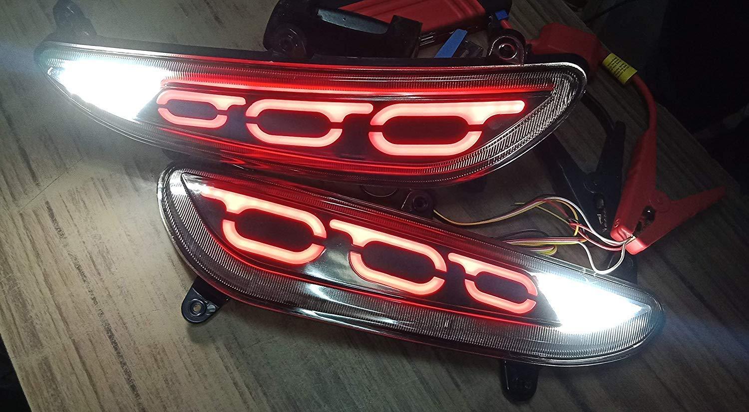 Elite i20 bumper led reflector discount