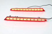ON Pair of reflector brake light for hyundai santro