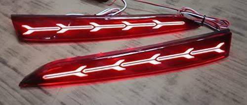 Black hyundai Verna with Spot fro reflector brake light