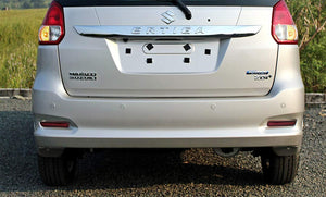 Installed Led Bumper reflector in car