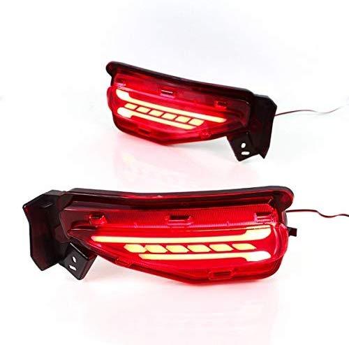 Rear Bumper LED Reflector Brake Light For Fortuner 2016-2018 2 pc set ...