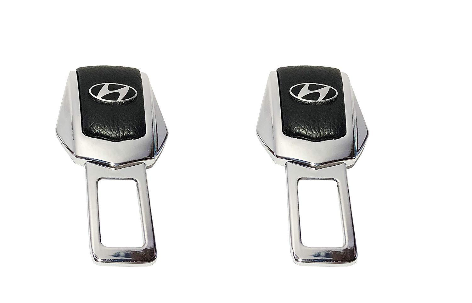 2in1 Seat Belt Alarm Stopper Buckle & Holder With Logo (Pack of 2 )