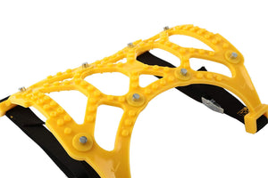 Yellow snow chain for car