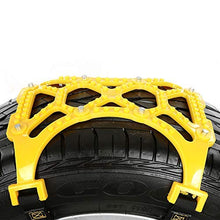 Load image into Gallery viewer, snow chain installed on car