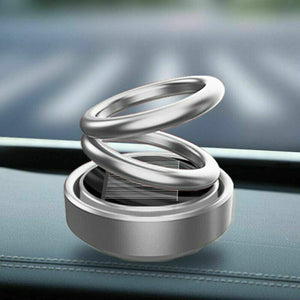 Solar perfume for car in silver colour