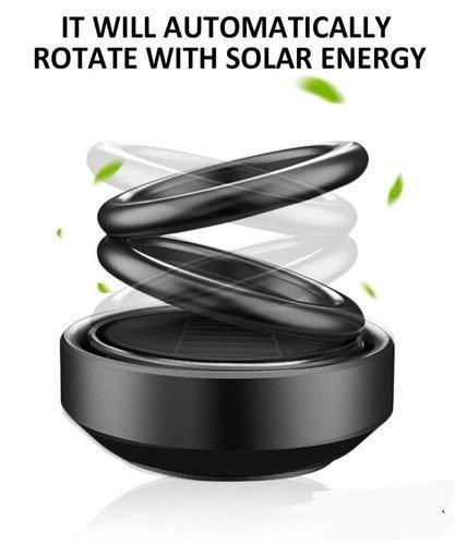 Solar Perfume for car in Black Plastic